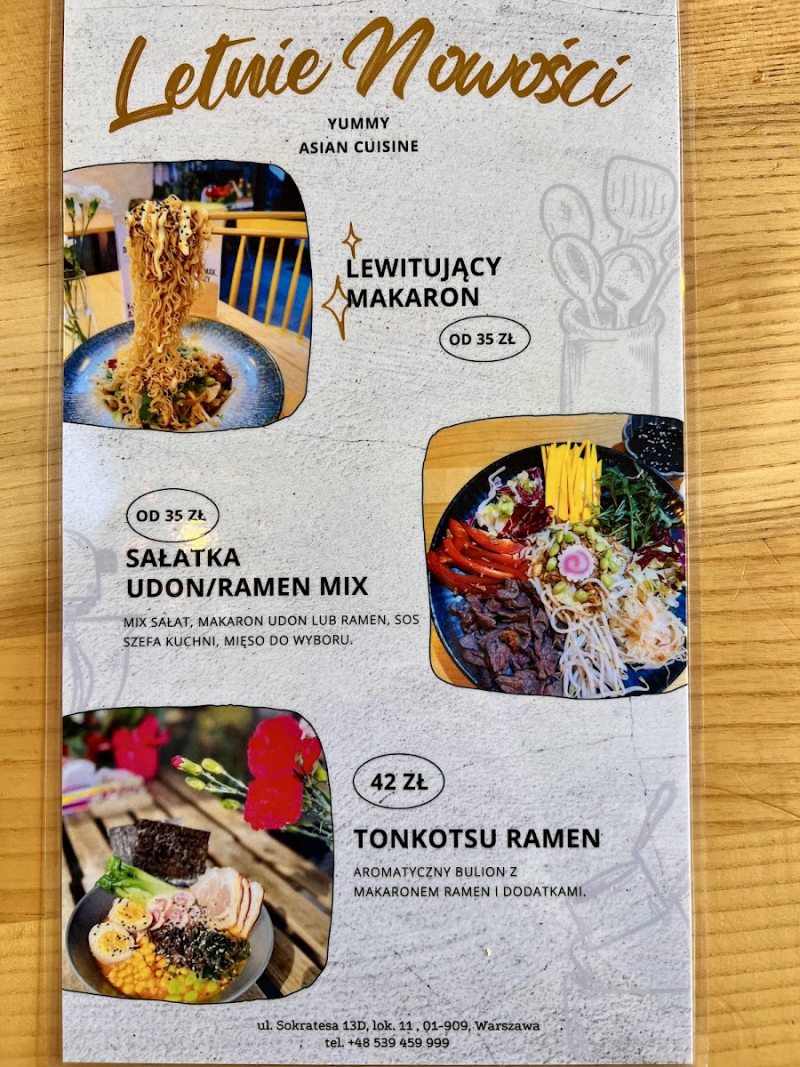 Menu Yummy Asian Cuisine-1